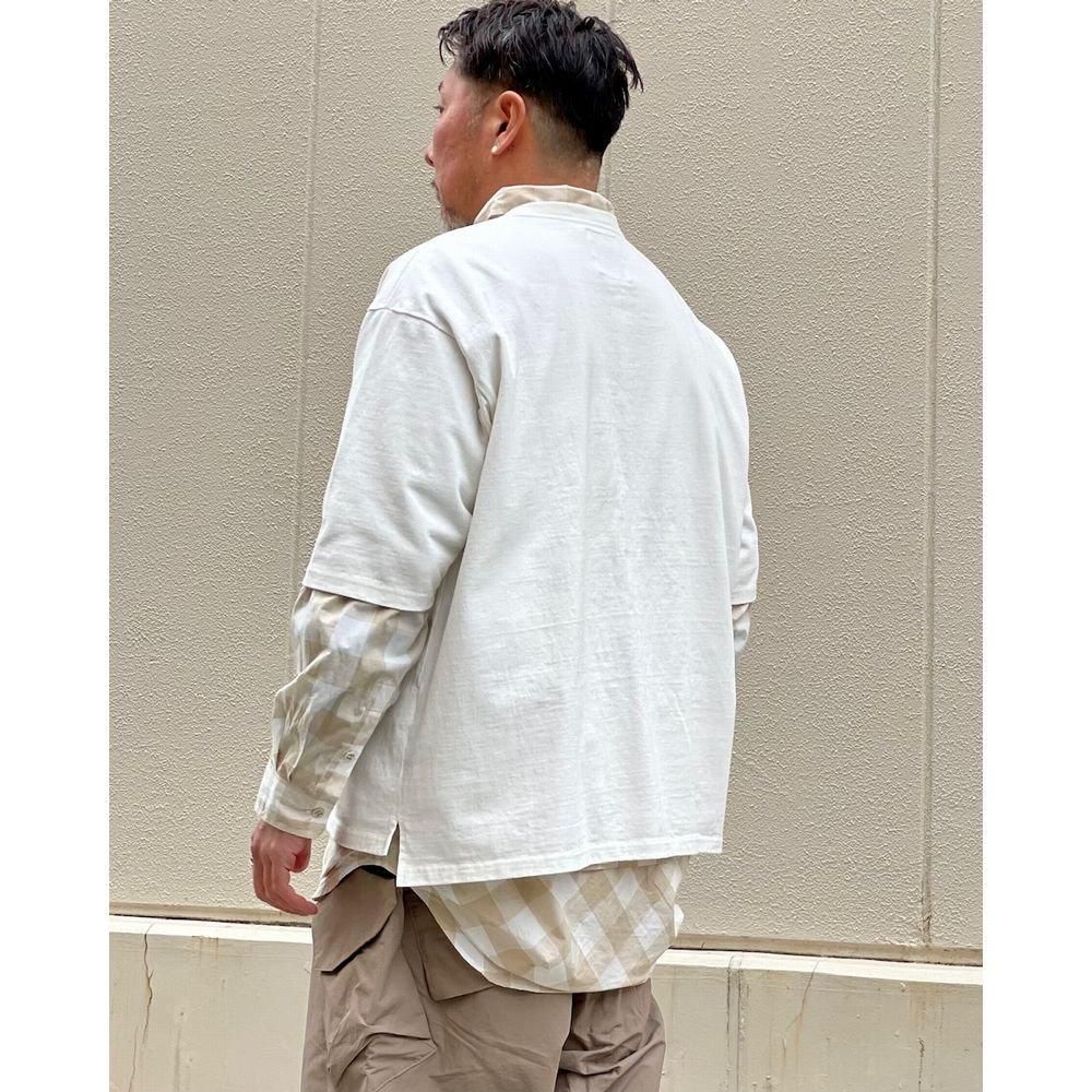 LAST 1】 CMF OUTDOOR GARMENT 「NEWSPAPER SHIRTS - ブロック LAST 1】 CMF OUTDOOR GARMENT 「NEWSPAPER SHIRTS - ブロック