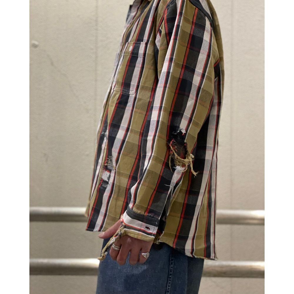 【新品】BOWWOW REPAIR AGEING FLANNEL SHIRTS LAST 1】BOWWOW「REPAIR AGEING FLANNEL SHIRTS - フランネルシャツ