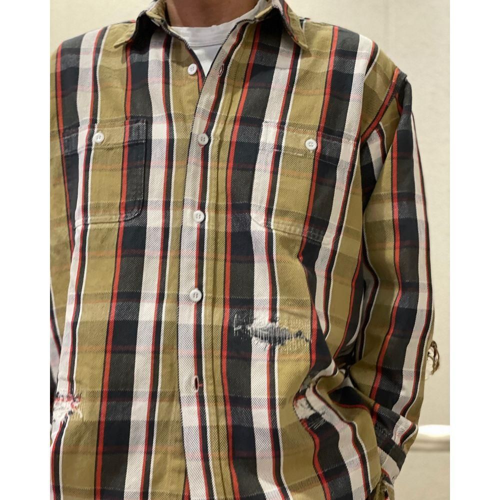 BOWWOW「REPAIR AGEING FLANNEL SHIRTS - フランネルシャツ