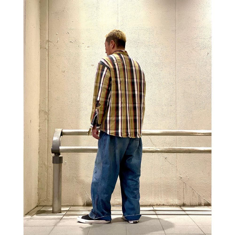 LAST 1】BOWWOW「REPAIR AGEING FLANNEL SHIRTS - フランネルシャツ