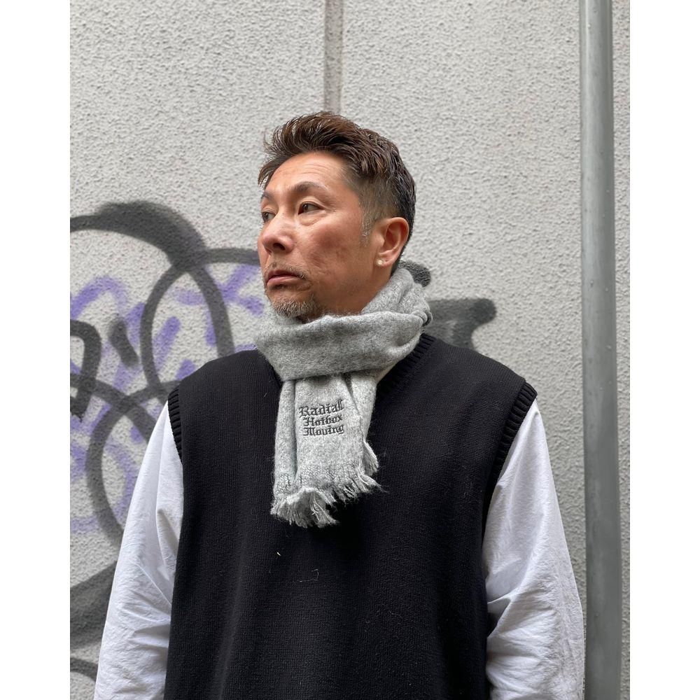 RADIALL「HOTBOX MOHAIR SCARF - モヘアマフラー」 - Mate-N-Raw