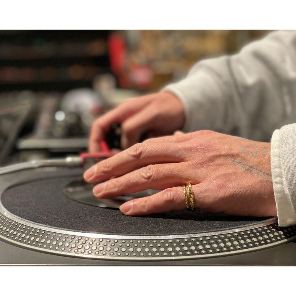 LAST 1】RADIALL「TWIST NARROW PINKY RING - ピンキーリング