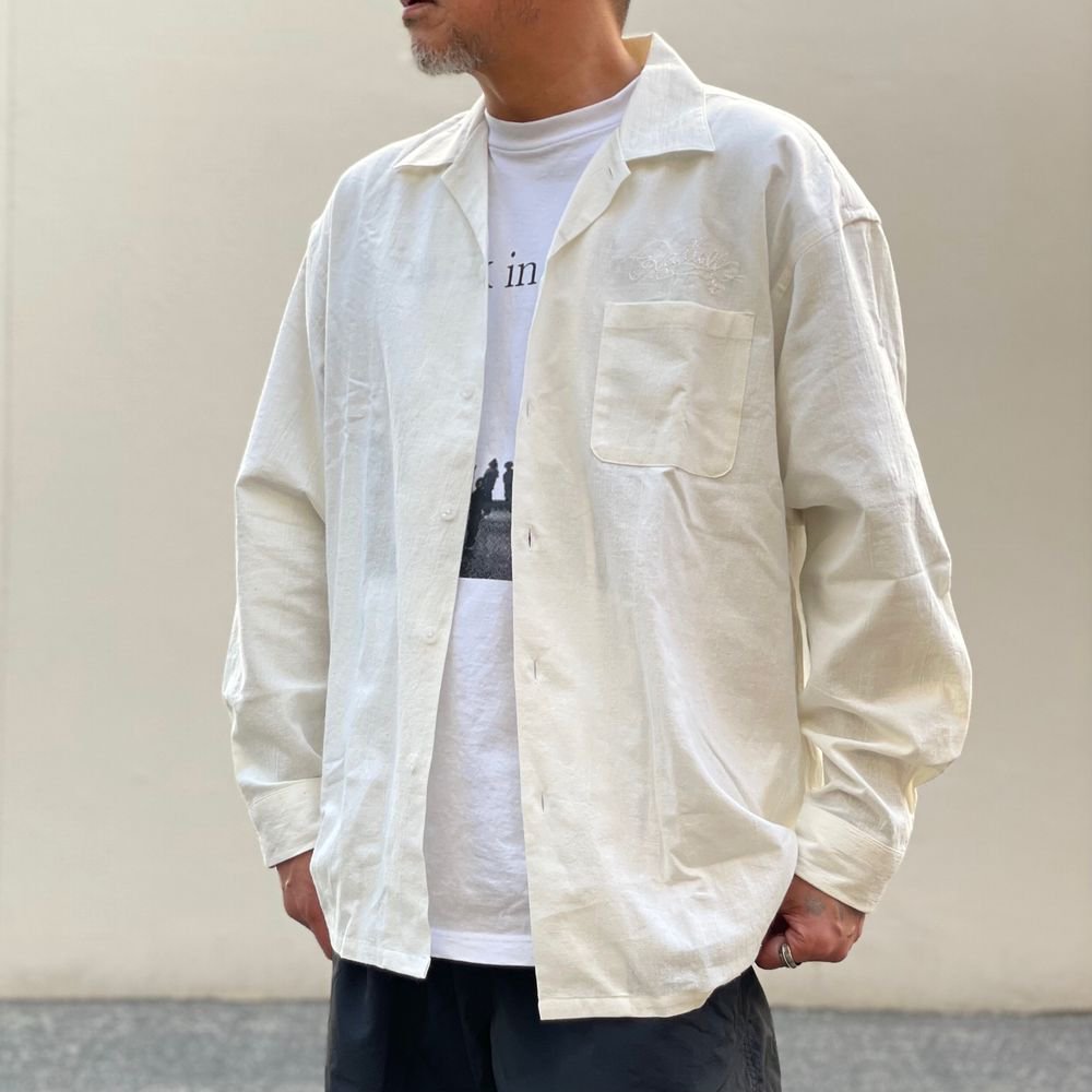 RADIALL 「SANTA MADRE OPEN COLLARED SHIRT L/S - オープンカラーシャツ」 - Mate-N-Raw