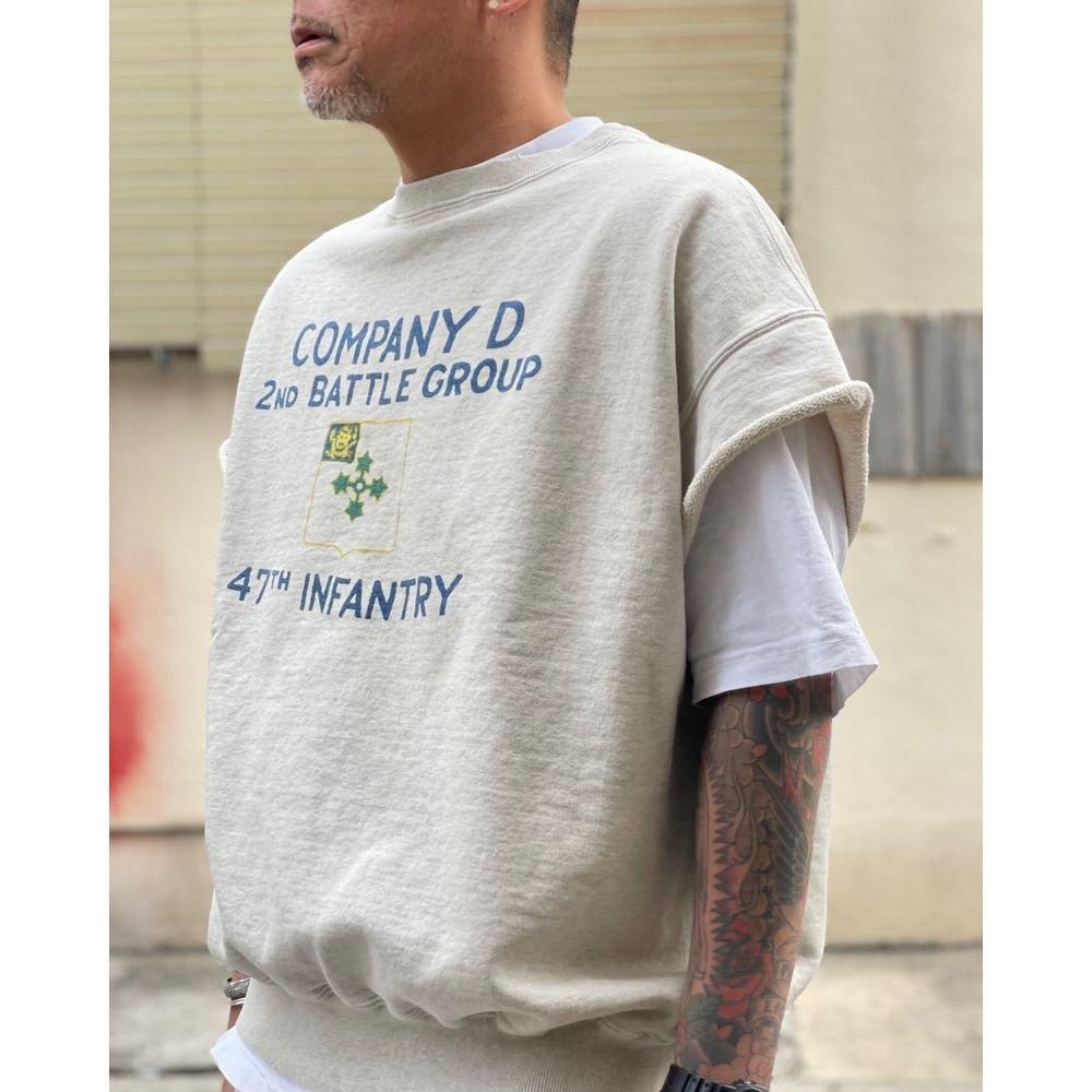 LAST 1】BOWWOW「47TH INFANTRY REGIMENT SS SWEAT SHIRTS - カット