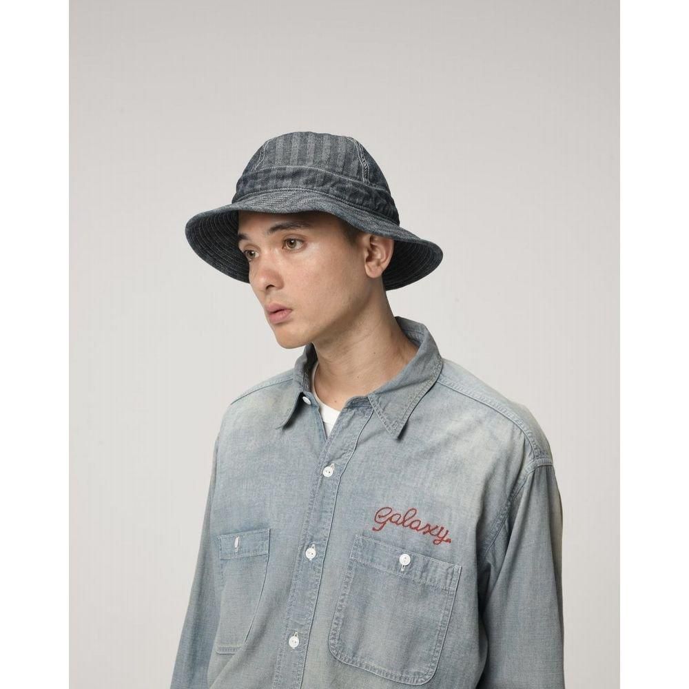 LAST 1】BOWWOW「HERRINGBONE DENIM HAT - デニムハット LAST 1】BOWWOW「HERRINGBONE DENIM HAT - デニムハット