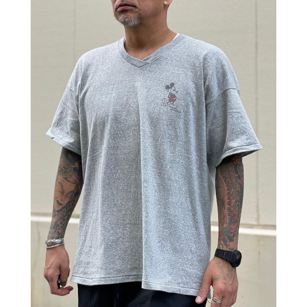 LAST 1】BOWWOW「MICKEY MOUSE 8812 V-NECK TEE - VネックT