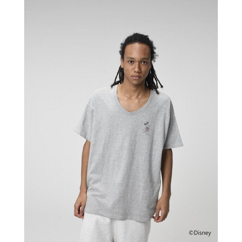 LAST 1】BOWWOW「MICKEY MOUSE 8812 V-NECK TEE - VネックT