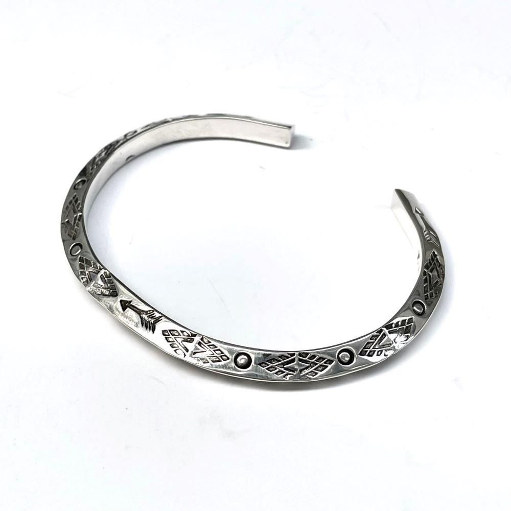 LAST 1】MNR Apparel 「ETHNIC BANGLE (DIA STAMP) - バングル LAST 1】MNR Apparel 「ETHNIC BANGLE (DIA STAMP) - バングル