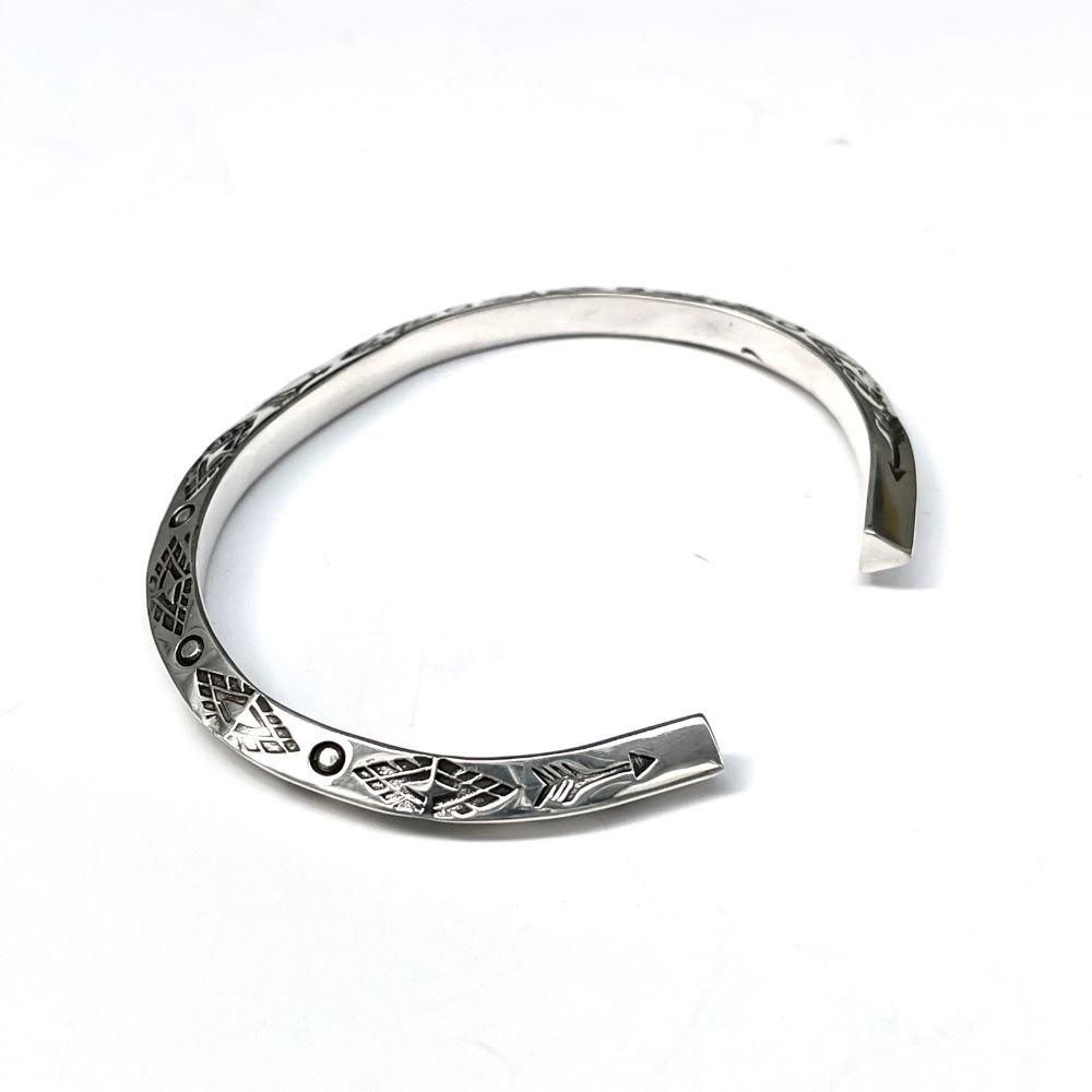 kapital バングル LAST 1】MNR Apparel「ETHNIC BANGLE (DIA STAMP) - バングル