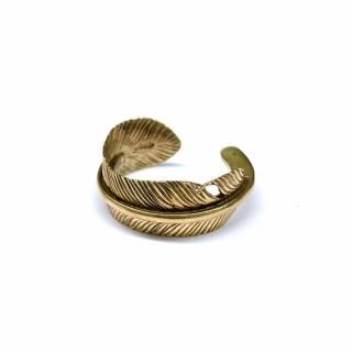 LAST 1MNR ApparelFEATHER RING BRASS - ե꡼󥰡