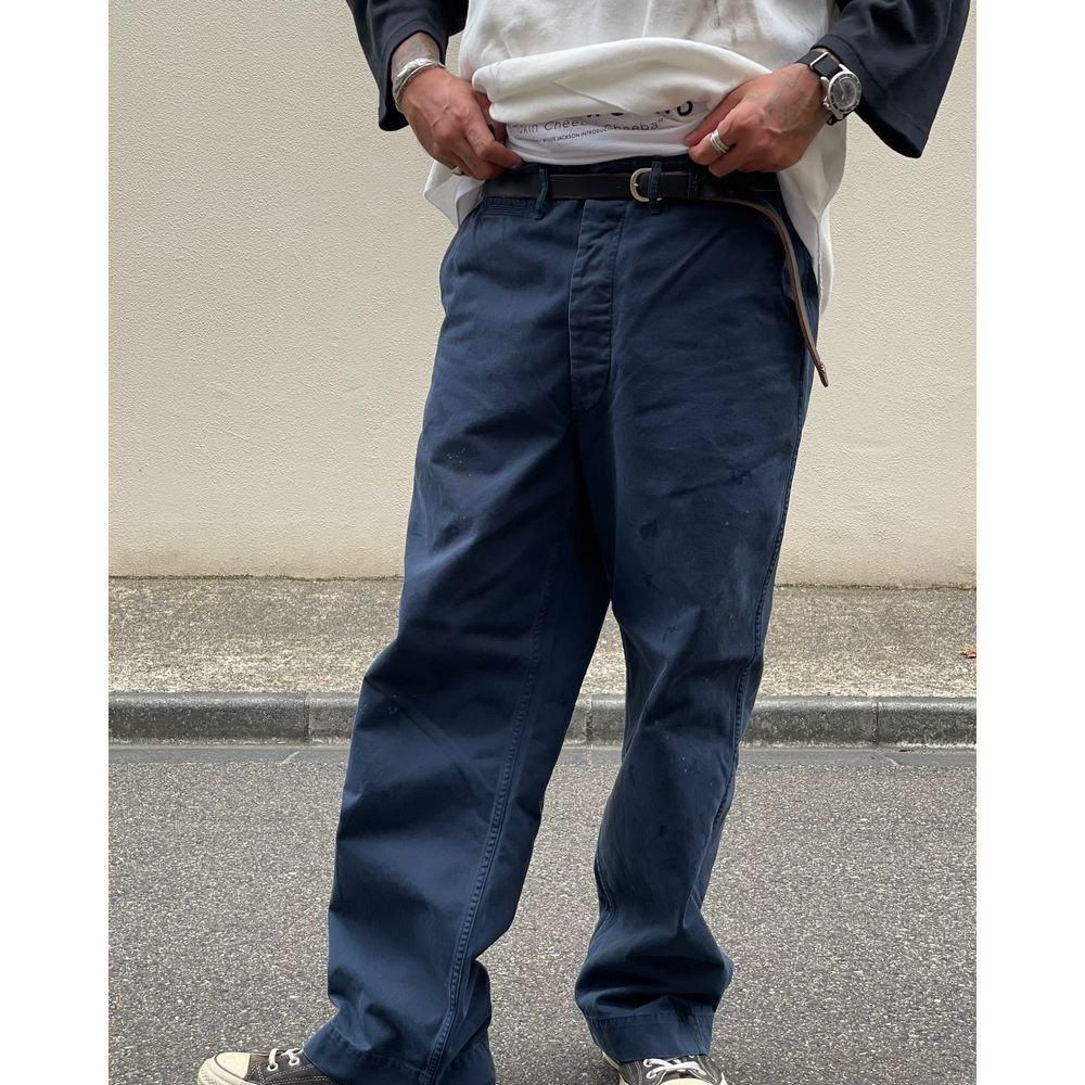 BOWWOW「WORK TROUSERS DUSTY - チノトラウザース」 - Mate-N-Raw BOWWOW「WORK TROUSERS DUSTY - チノトラウザース」 - Mate-N-Raw