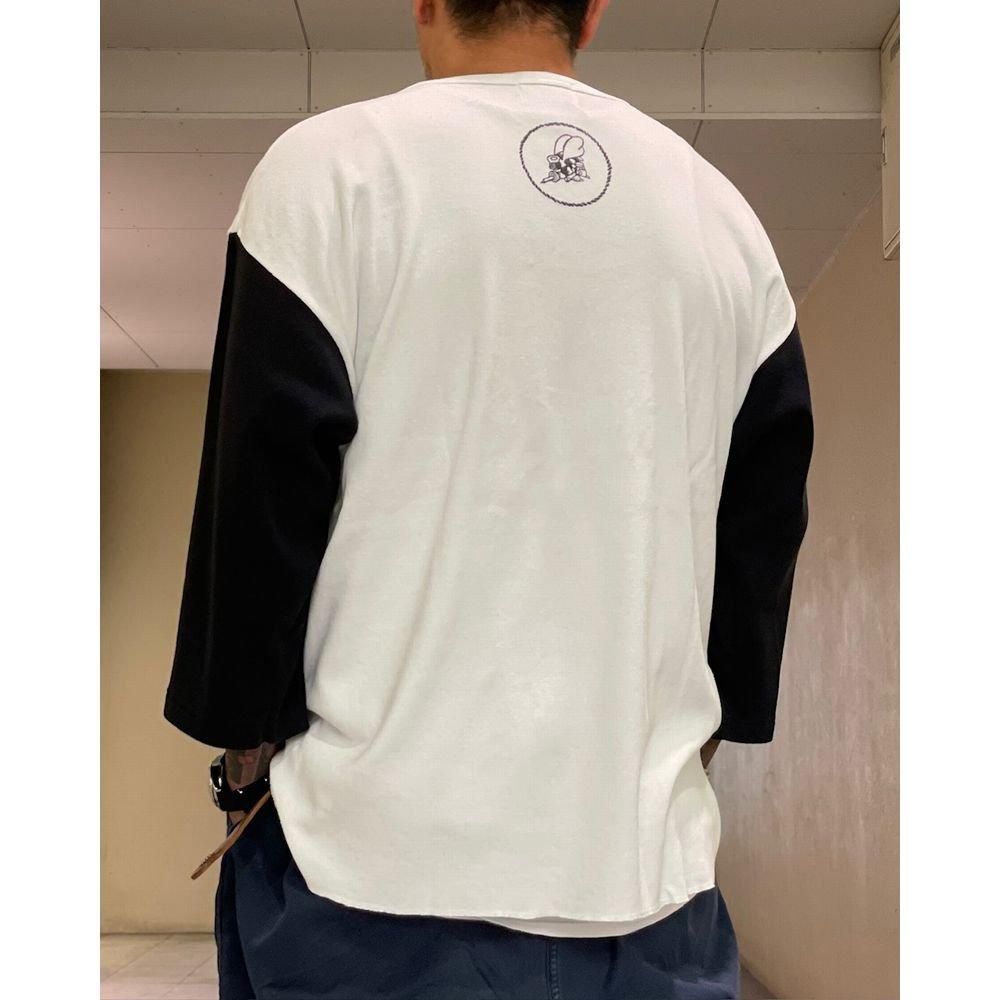 BOWWOW「USN SEEBEES BB CS - ベースボールカットソー」 - Mate-N-Raw