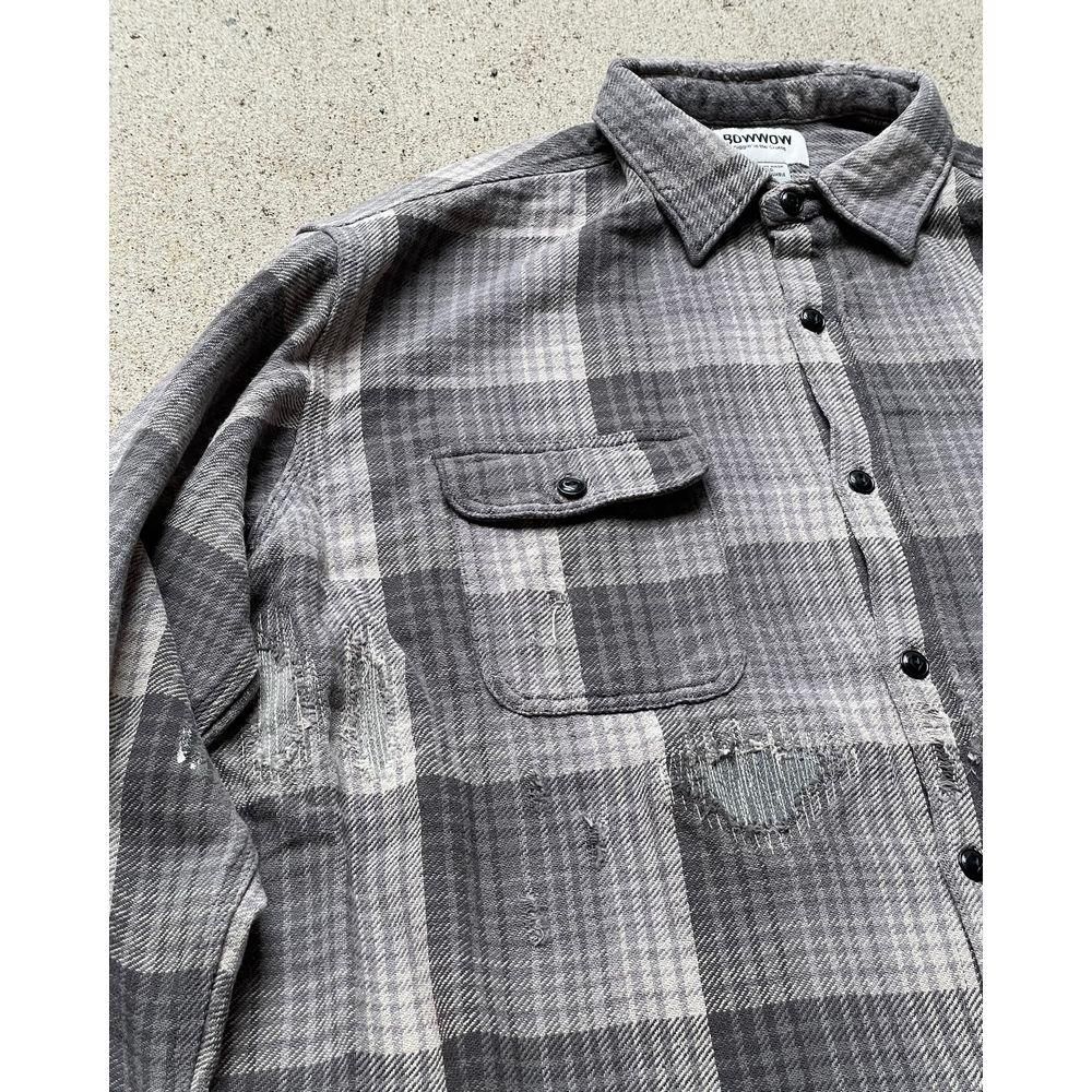BOWWOW「DELUXE FLANNEL SHIRTS REPAIRED - チェックネルシャツ