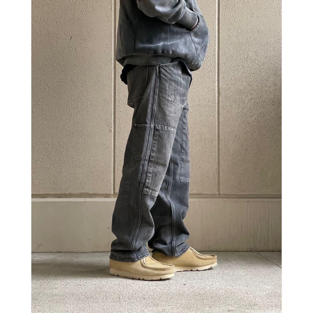 パンツ BOWWOW 30S BLACK DENIM PANTS BOWWOW「30S BLACK DENIM PANTS REPAIRED - デニムパンツ