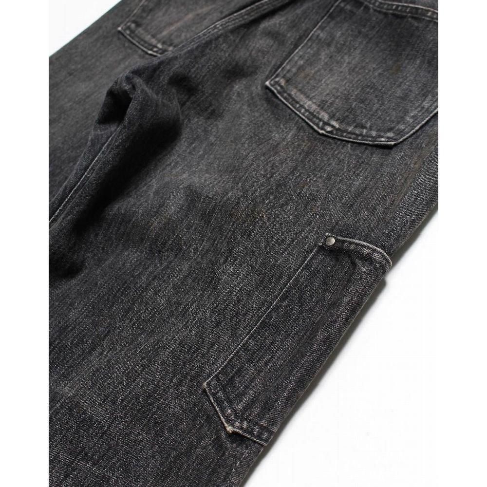BOWWOW「30S BLACK DENIM PANTS REPAIRED - デニムパンツ