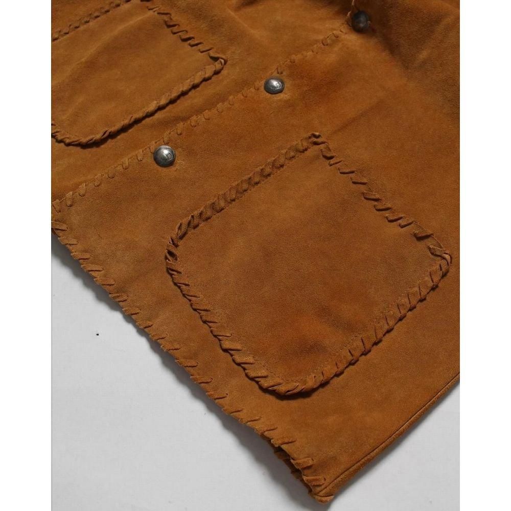 BOWWOW「WOVEN SUEDE COVERALL - スエードチョアコート」 - Mate