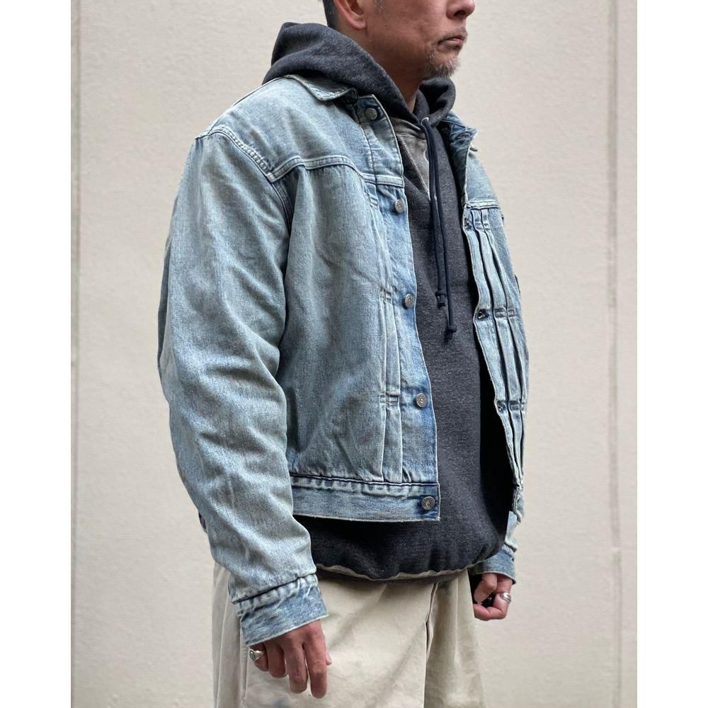 BOWWOW 24awデニムジャケット 日本製 BOWWOW / BLANKET LINED DENIM JACKET AGING (BW242-BLDJA)