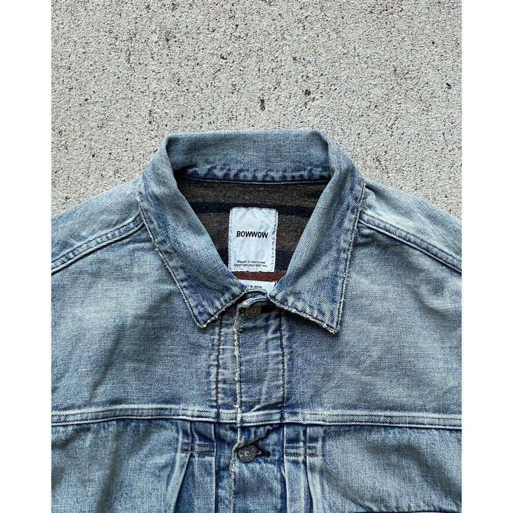 LAST 1】BOWWOW「BLANKET LINED DENIM JK AGING - デニムワーク LAST 1】BOWWOW「BLANKET LINED DENIM JK AGING - デニムワーク