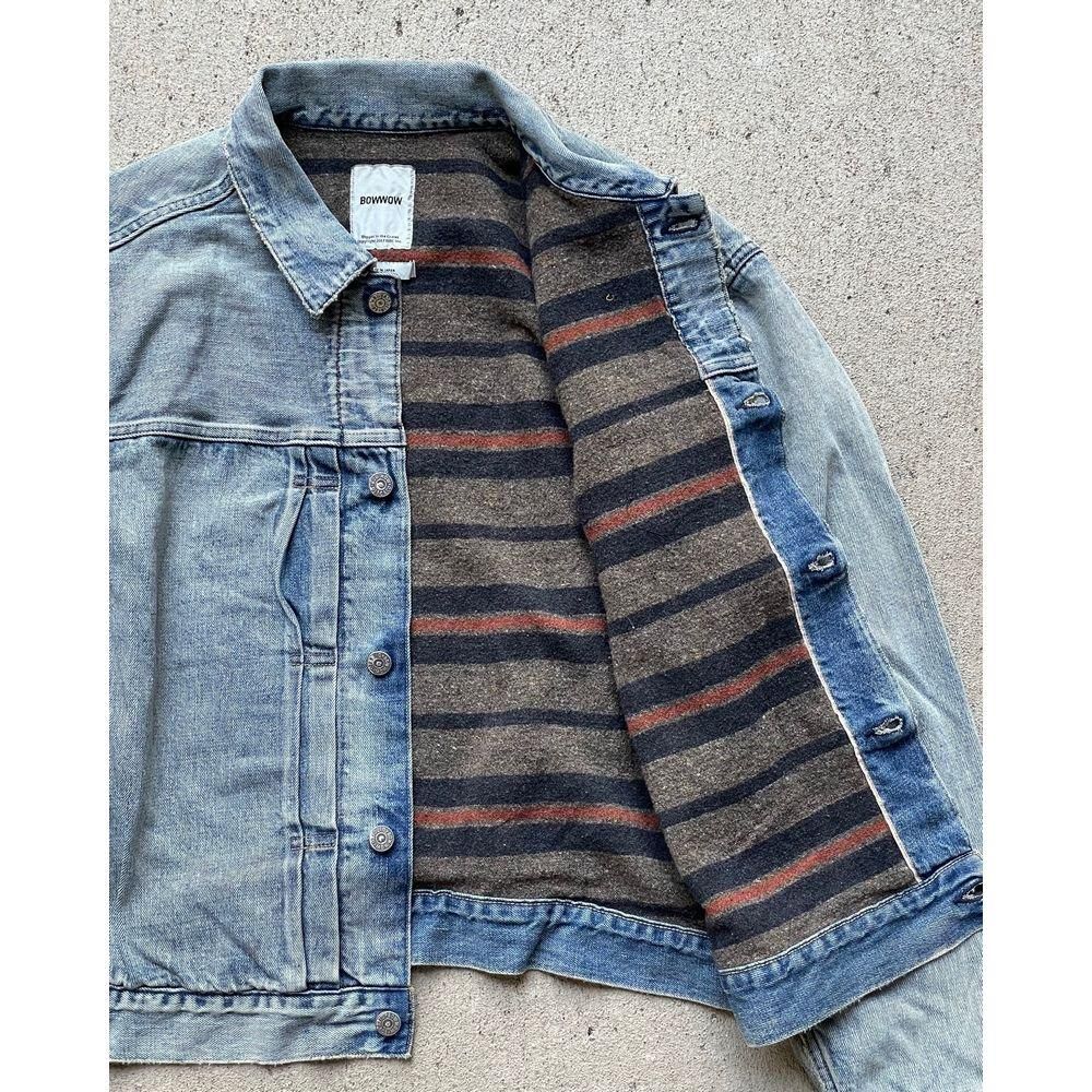 LAST 1】BOWWOW「BLANKET LINED DENIM JK AGING - デニムワーク LAST 1】BOWWOW「BLANKET LINED DENIM JK AGING - デニムワーク