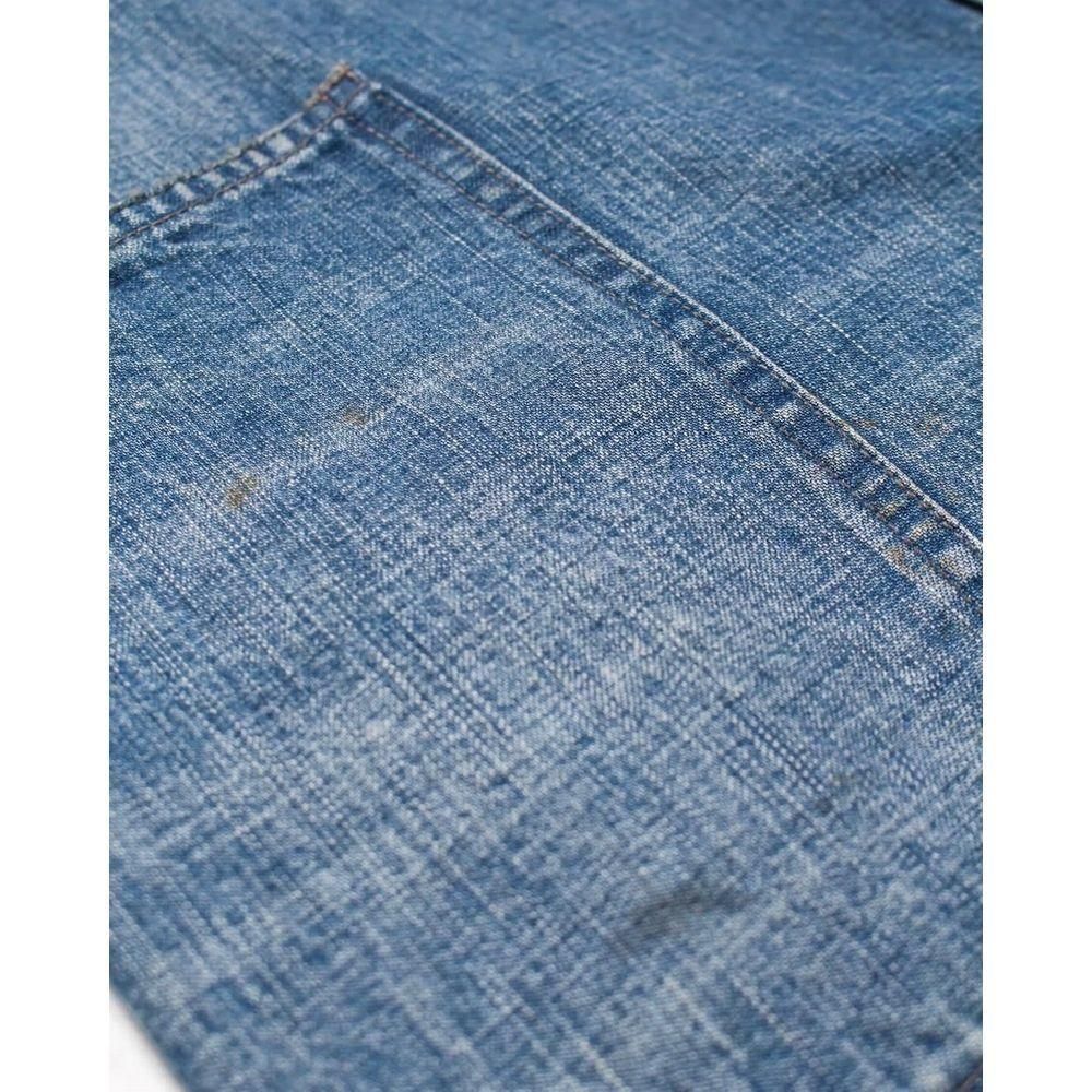 LAST 1】BOWWOW「USN M44 DUNGAREE TROUSERS, SIDE SEAMLESS - デニム