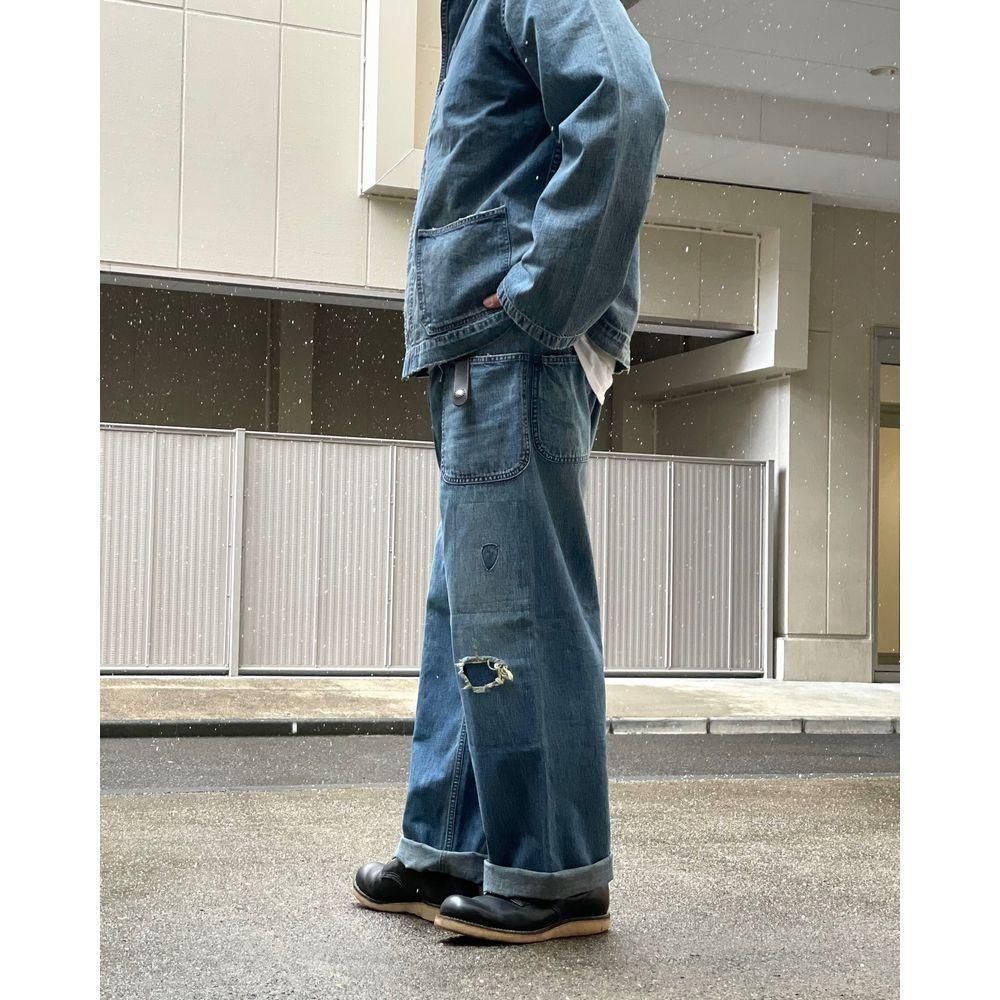 LAST 1】BOWWOW「USN M44 DUNGAREE TROUSERS, SIDE SEAMLESS