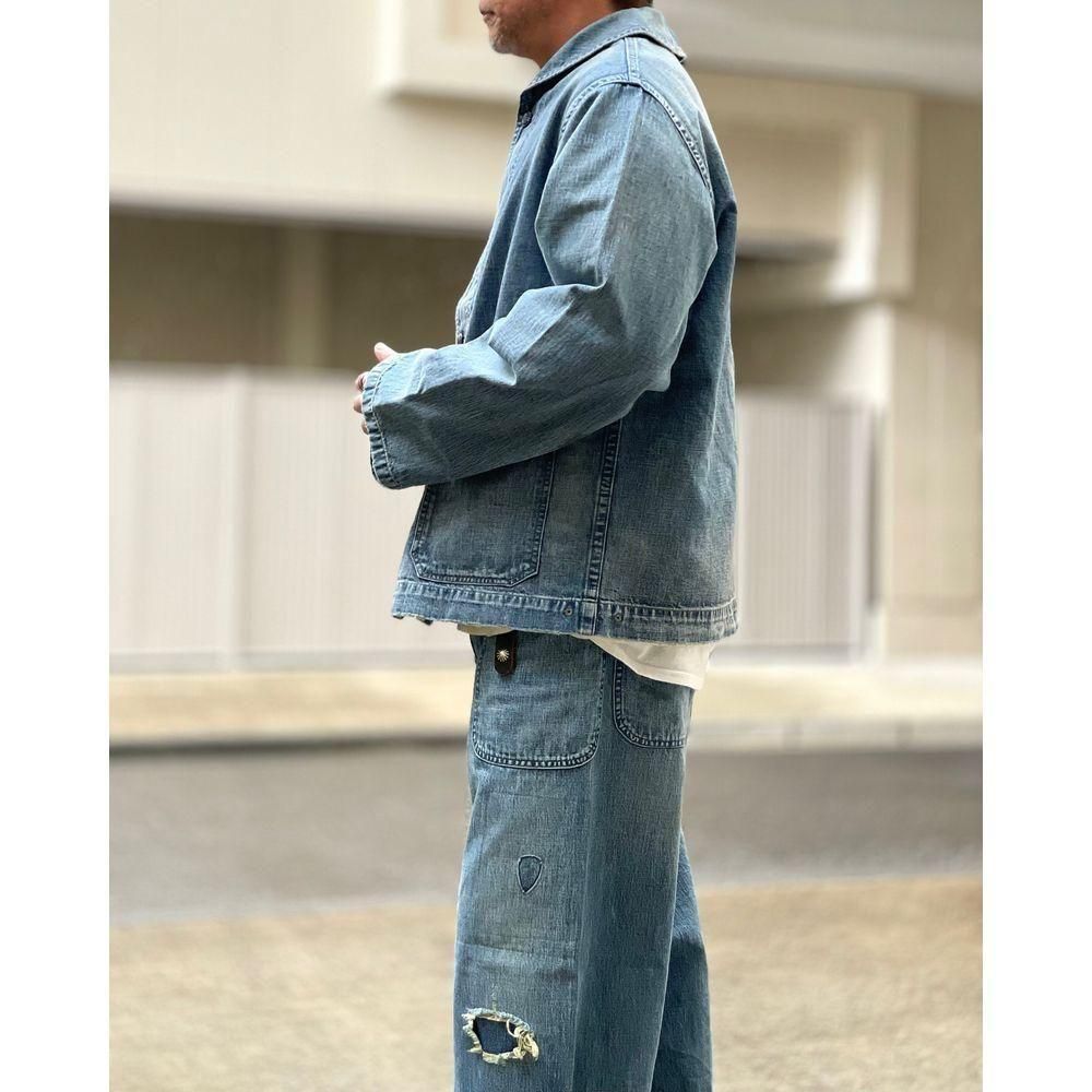 ジャケット・アウター BOWWOW USN M43 DUNGAREE JUMPER, SHAWL CO BOWWOW「USN M43 DUNGAREE JUMPER, SHAWL COLLAR - ショール