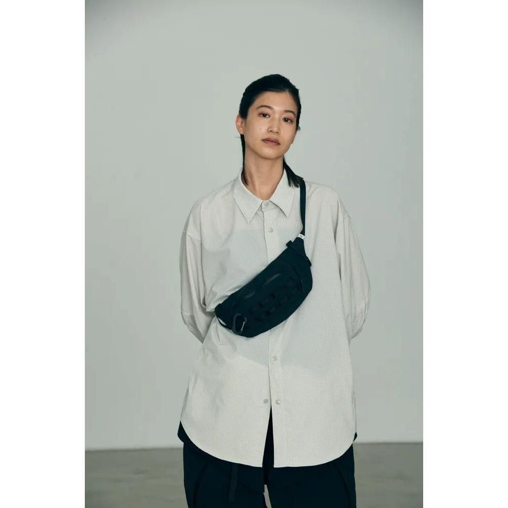 専用　CMF コムフィ アウトドアガーメント シアサッカー 作務衣 シャツ 白 CMF OUTDOOR GARMENT「SHOOTING SHIRTS - シアサッカーシャツ