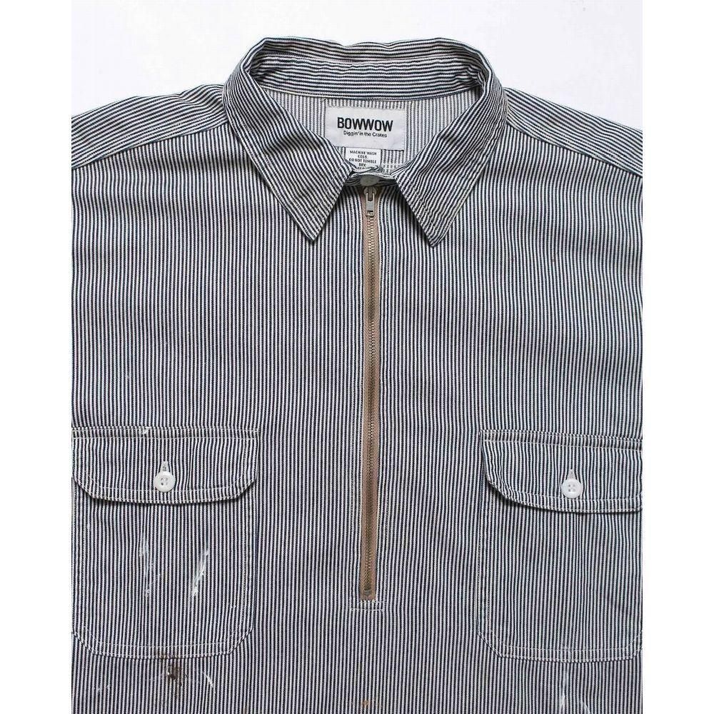 BOWWOW「WORK HICKORY STRIPE PO SHIRTS - プルオーバージップ