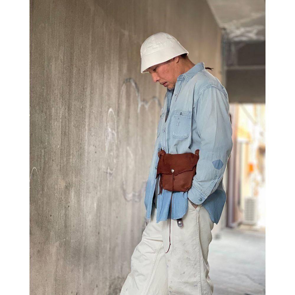 BOWWOW ワークトラウザーパンツ LAST 1】BOWWOW「STAINED WORK TROUSERS - ワークトラウザー