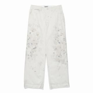 LAST 1BOWWOWSTAINED WORK TROUSERS - ȥ饦ѥġ