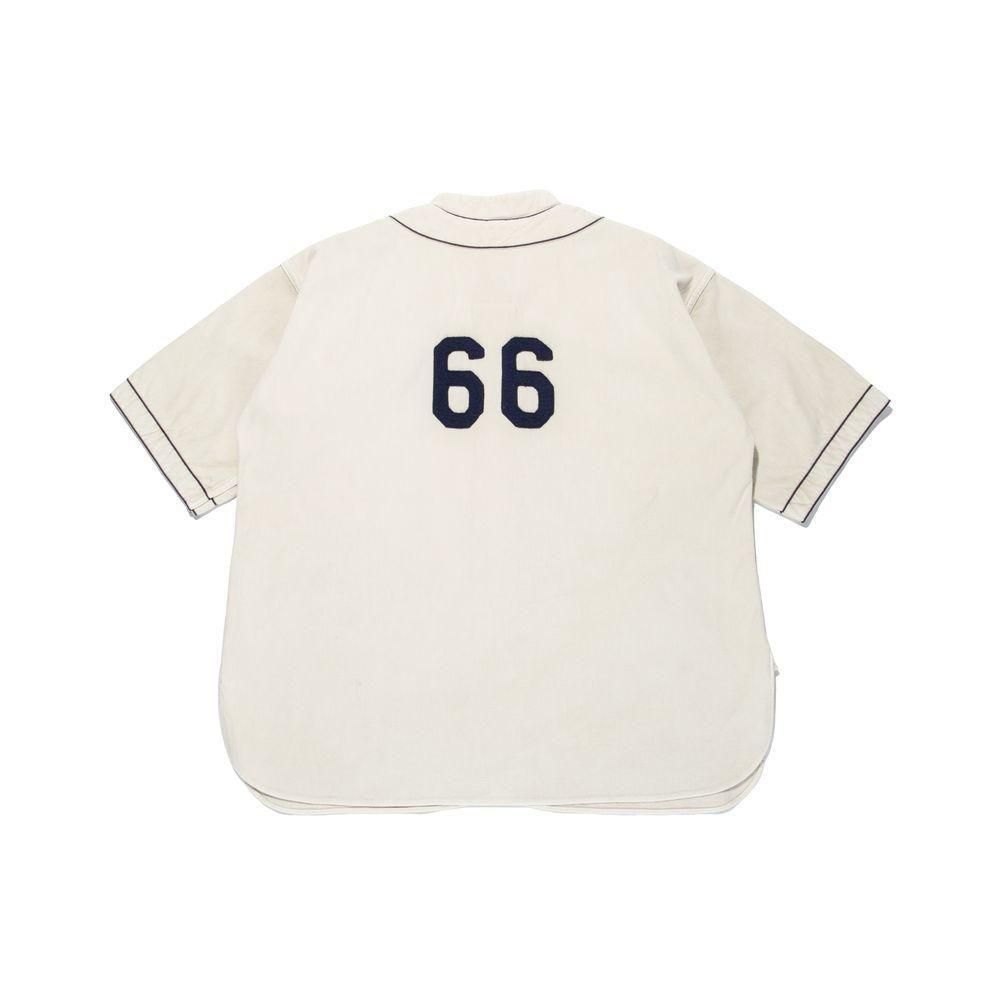 トップス BOWWOW JOINT BASEBALL SHIRT/WHITE JOINT BASEBALL SHIRT ベースボールシャツ-バウワウ 通販 BOW WOW 店舗