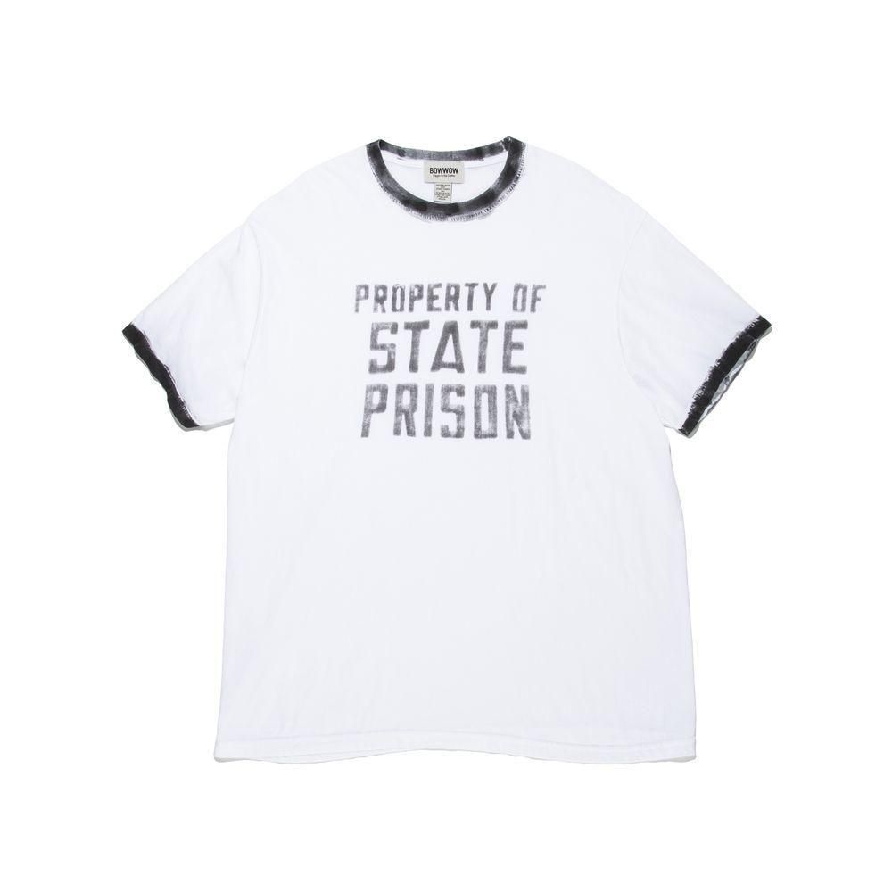 BOWWOW「US PRISONER TRIM TEE - トリムTシャツ」 - Mate-N-Raw