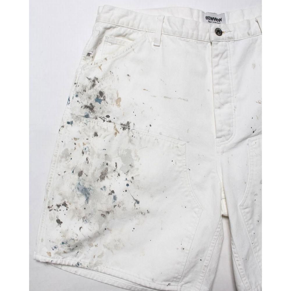 パンツ BOWWOW PAINTER'S SPLATTER SHORTS L white BOWWOW/バウワウ/PAINTER'S SPLATTER SHORTS | GARDEN（ガーデン