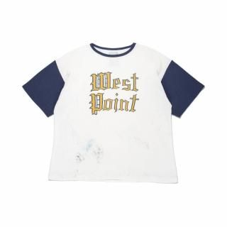 BOWWOWWEST POINT LOGO RIBBED SS CS - ١ܡ륫åȥ