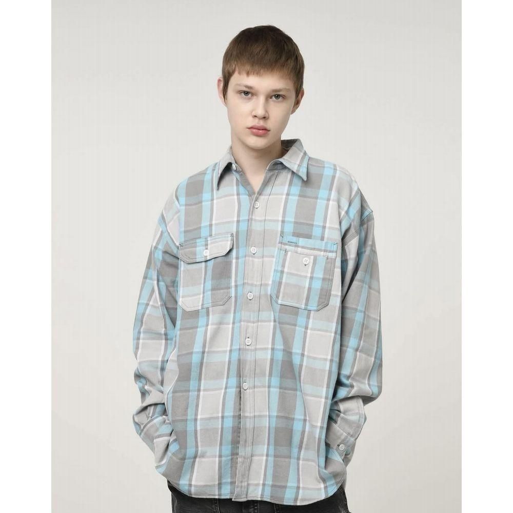 BOWWOW フランネルシャツ BOWWOW「PAINTER'S FLANNEL SHIRT - フランネルシャツ」 - Mate-N-Raw