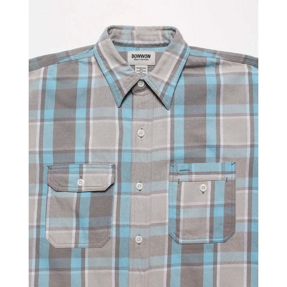BOWWOW フランネルシャツ BOWWOW「PAINTER'S FLANNEL SHIRT - フランネルシャツ」 - Mate-N-Raw
