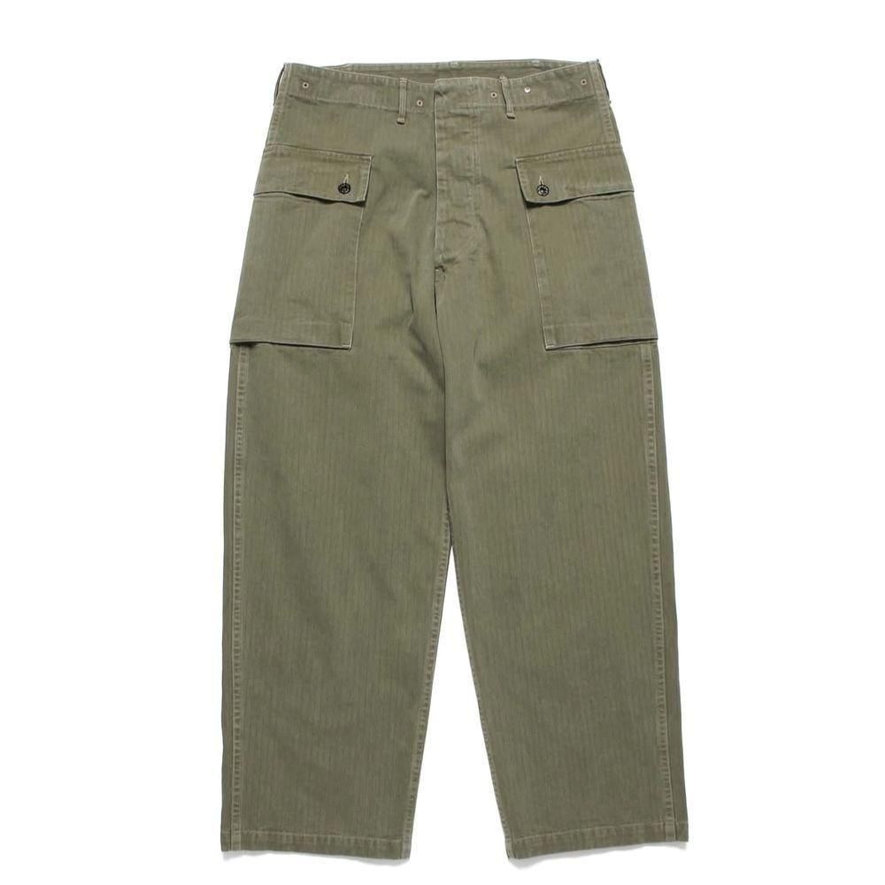 BOWWOW「USMC P-44 HBT TROUSERS AGED - ミリタリーカーゴパンツ