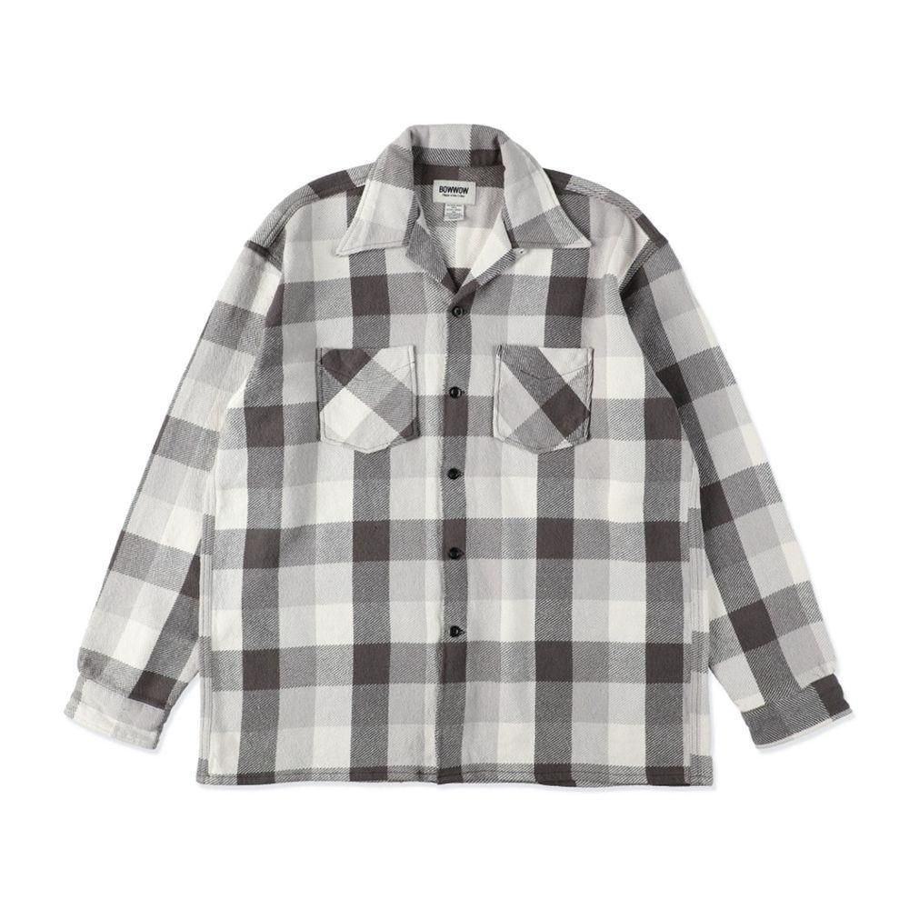 OVY フランネルシャツ XL LAST 1】BOWWOW「CHECK FLANNEL SHIRT - フランネルシャツ