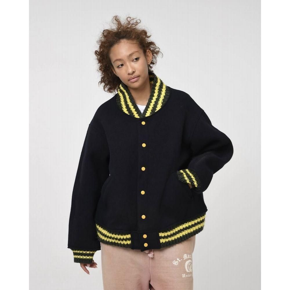 BOWWOW「ST. MACLAREN UNIV. VARSITY JACKET AGED - メルトン