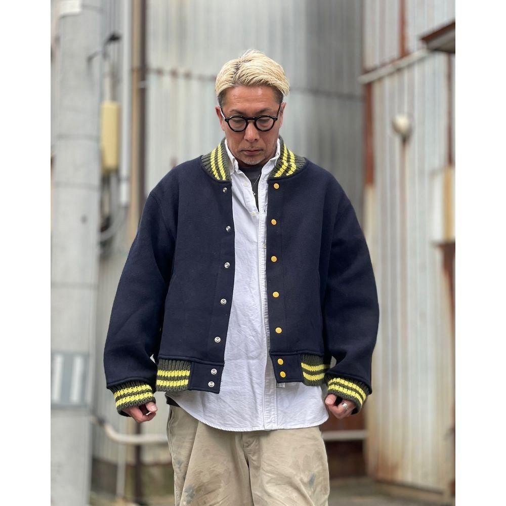 BOWWOW「ST. MACLAREN UNIV. VARSITY JACKET AGED - メルトン