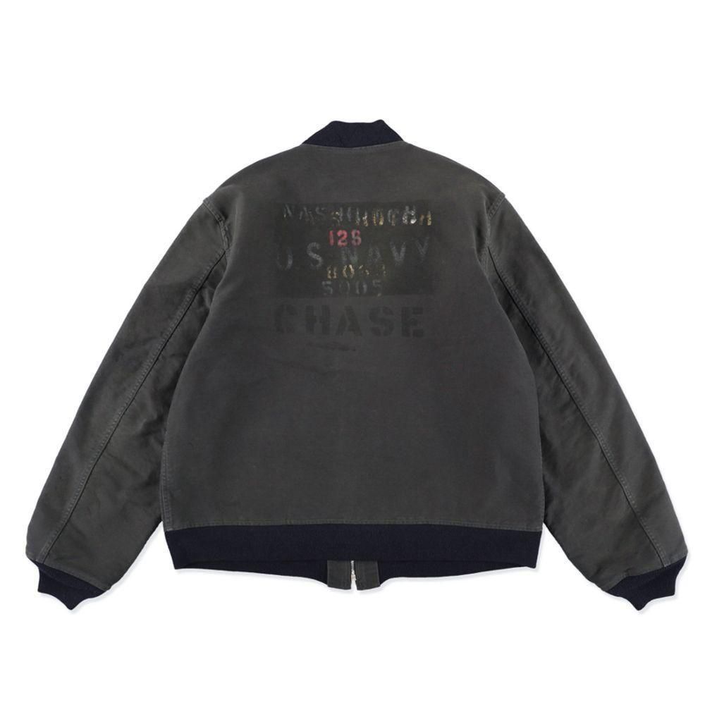 BOWWOW「USN DECK ZIP JACKET AGED - デッキジャケット」 - Mate-N-Raw