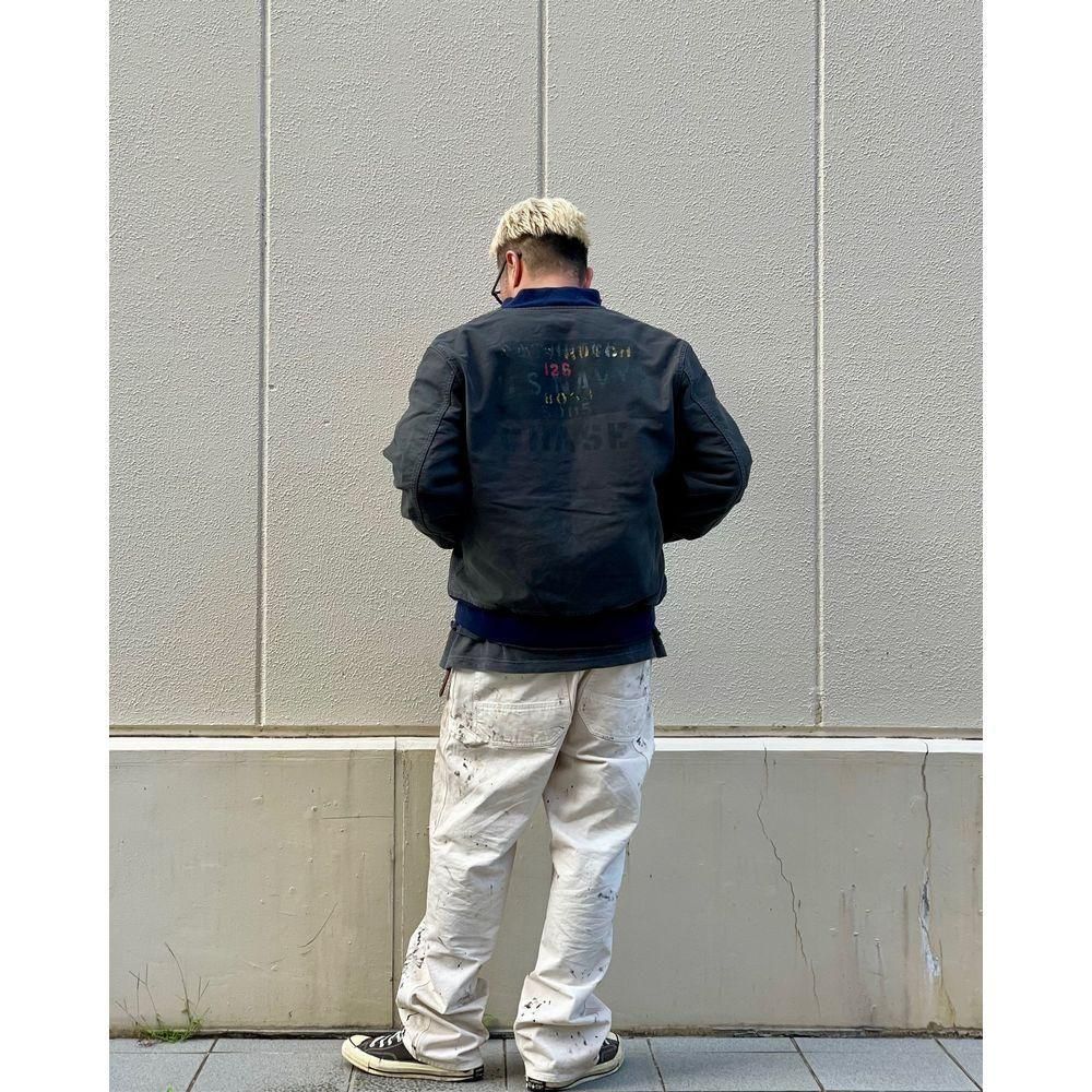 BOWWOW「USN DECK ZIP JACKET AGED - デッキジャケット」 - Mate-N-Raw