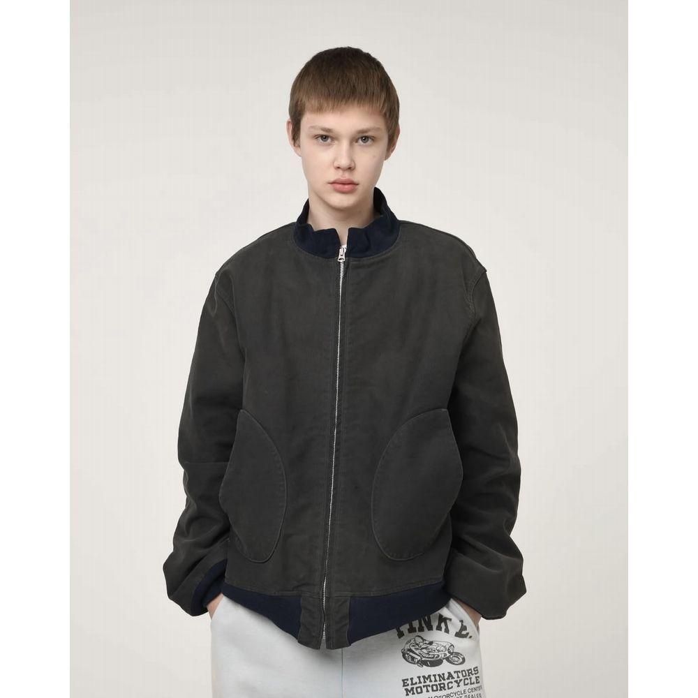 BOWWOW「USN DECK ZIP JACKET AGED - デッキジャケット」 - Mate-N-Raw