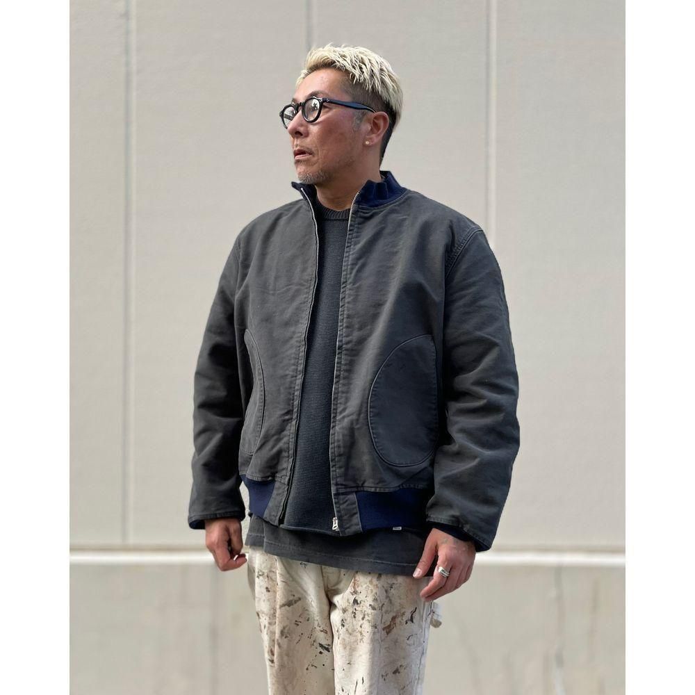 BOWWOW「USN DECK ZIP JACKET AGED - デッキジャケット」 - Mate-N-Raw