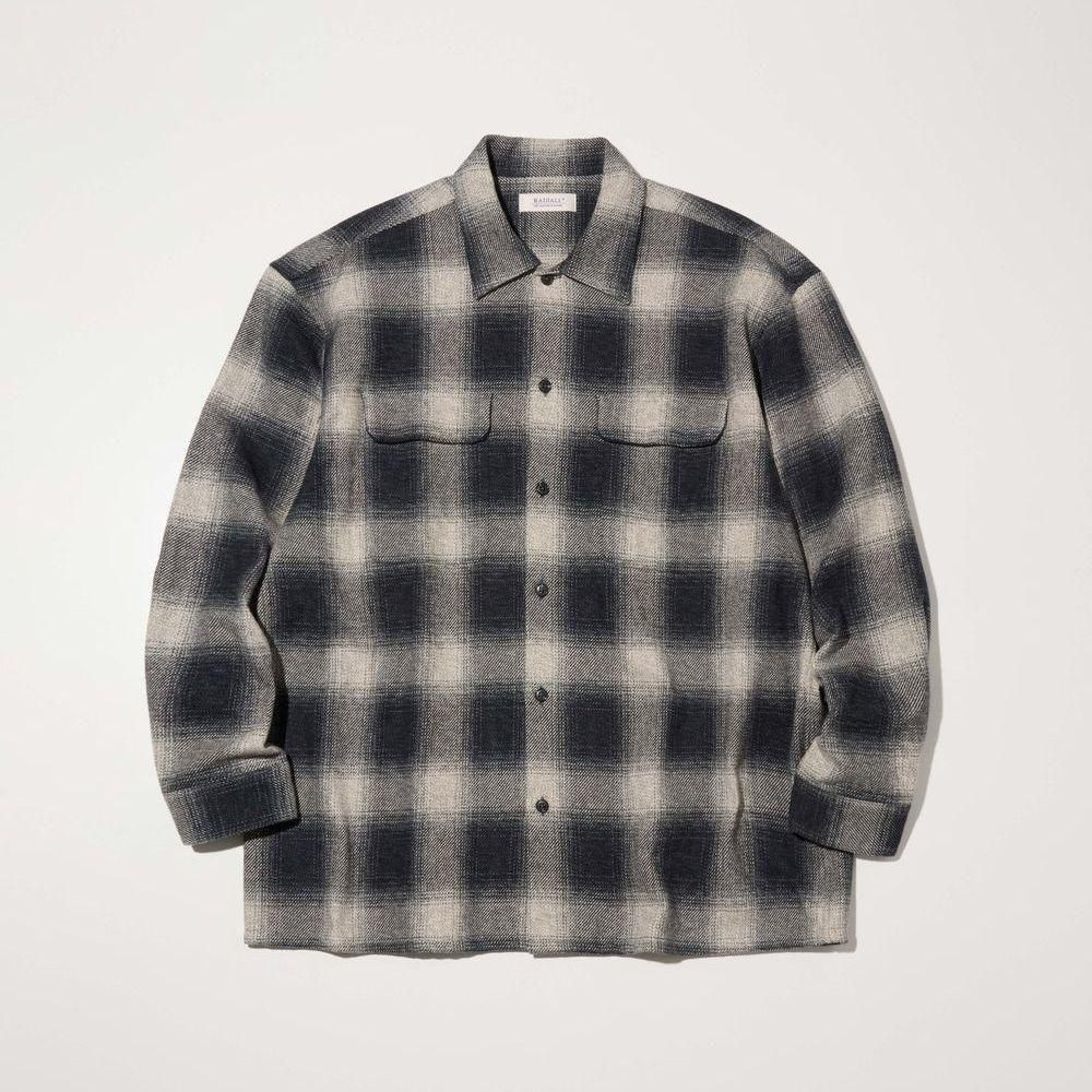 radiall レーヨン オンブレ オープンカラー EASY RADIALL (ラディアル) Belair OPEN COLLARED SHIRT L/S