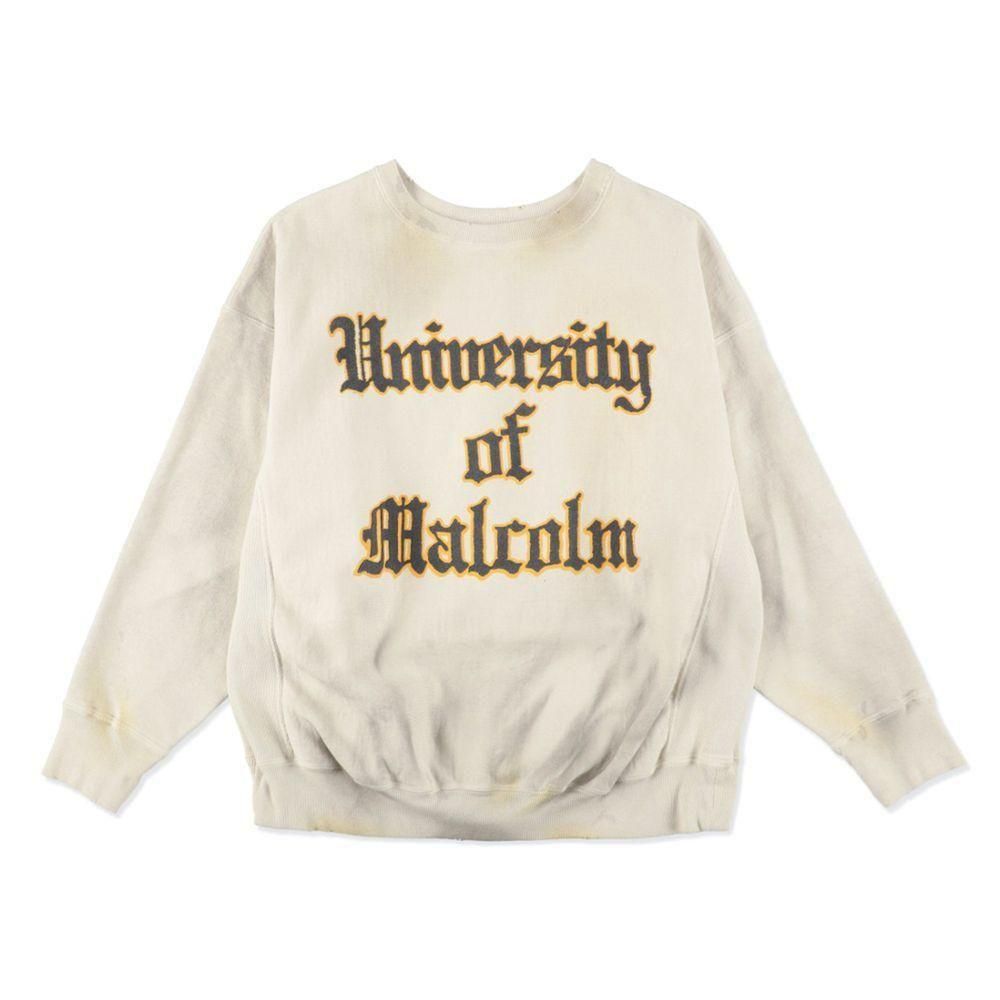 BOWWOW「UNIV. MACLAREN LETTERING SWEATSHIRT AGED - スウェット