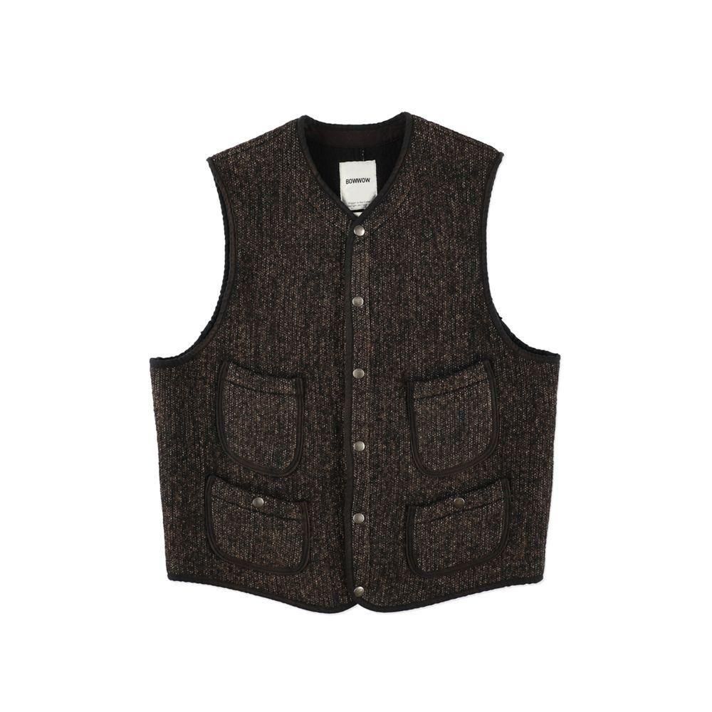 BOWWOW「B CLOTH VEST AGED - ビーチクロスベスト」 - Mate-N-Raw