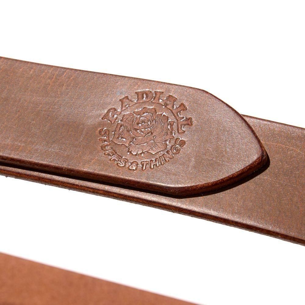 RADIALL「RHODES LEATHER BELT / PLAIN - レザーベルト」 - Mate-N-Raw