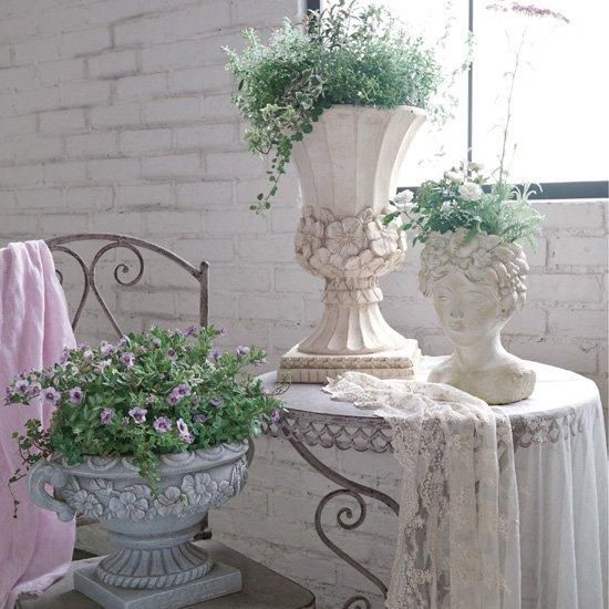 花鉢　スチール　大型　アンティーク　置物 花鉢スチール大型アンティーク置物