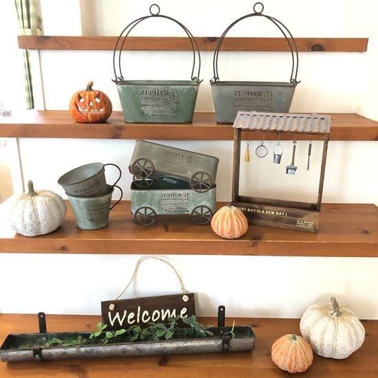 パンプキンオブジェ かぼちゃ置物 秋の雑貨 インテリア雑貨